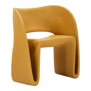 Poltrona VKH1090, Giallo, Plastica, 65x57,5x76 cm