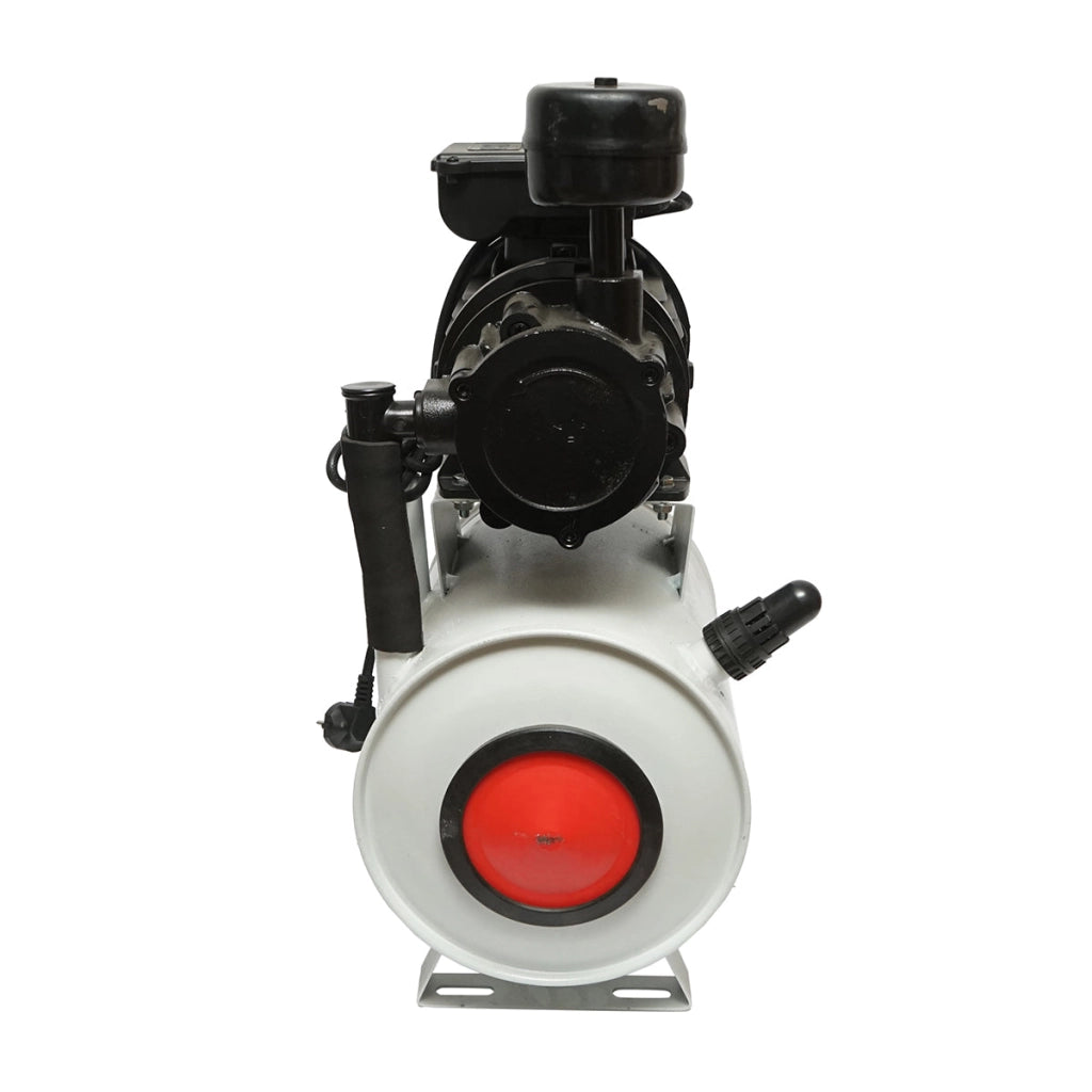 Pompa per vuoto a secco con motore da 550 W, 200 l/min 1440 giri/min e serbatoio per mungitrice per mucche Breckner Germany
