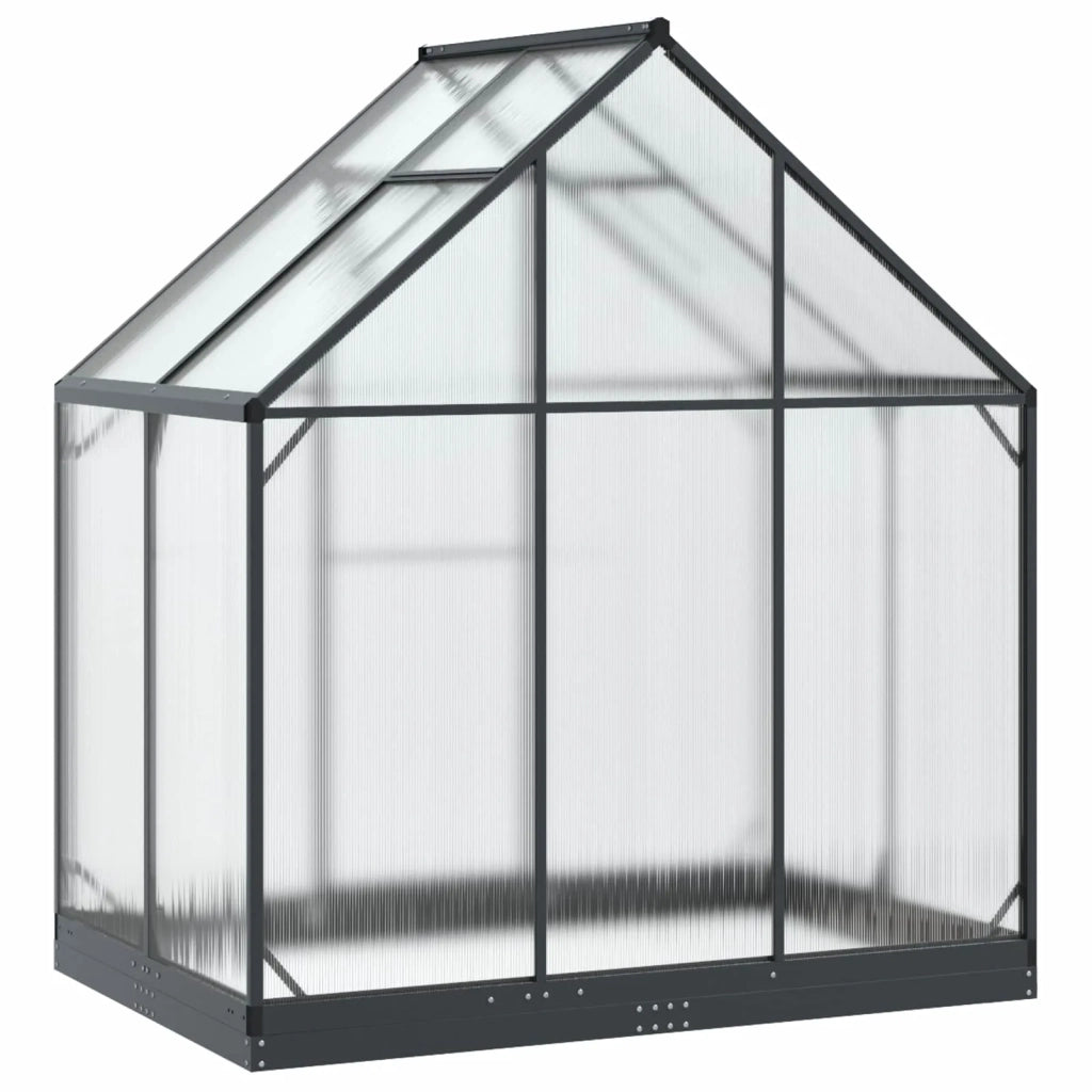Serra da Giardino con porta Antracite 183,5 x 123 x 207 cm CFW1458633