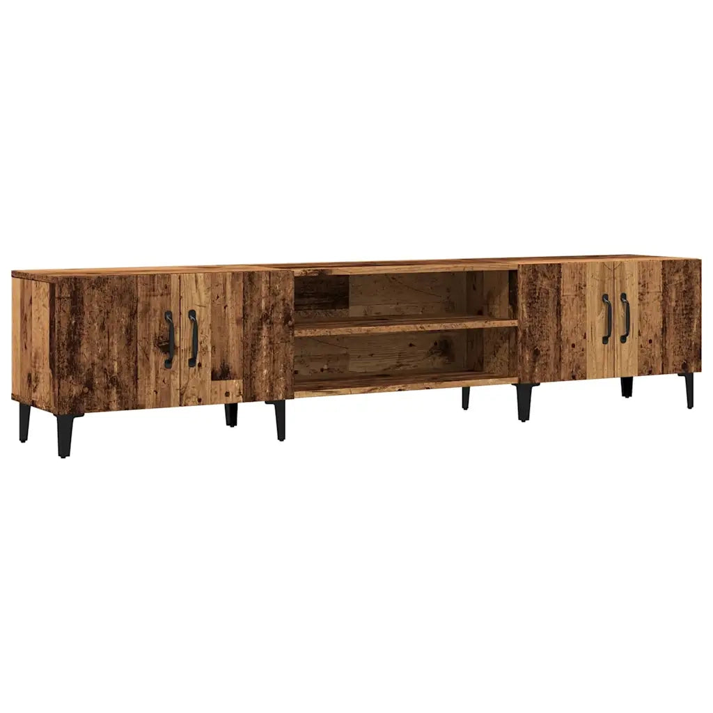 vidaXL Mobile Porta TV Legno Antico 180x31,5x40cm in Legno Multistrato
