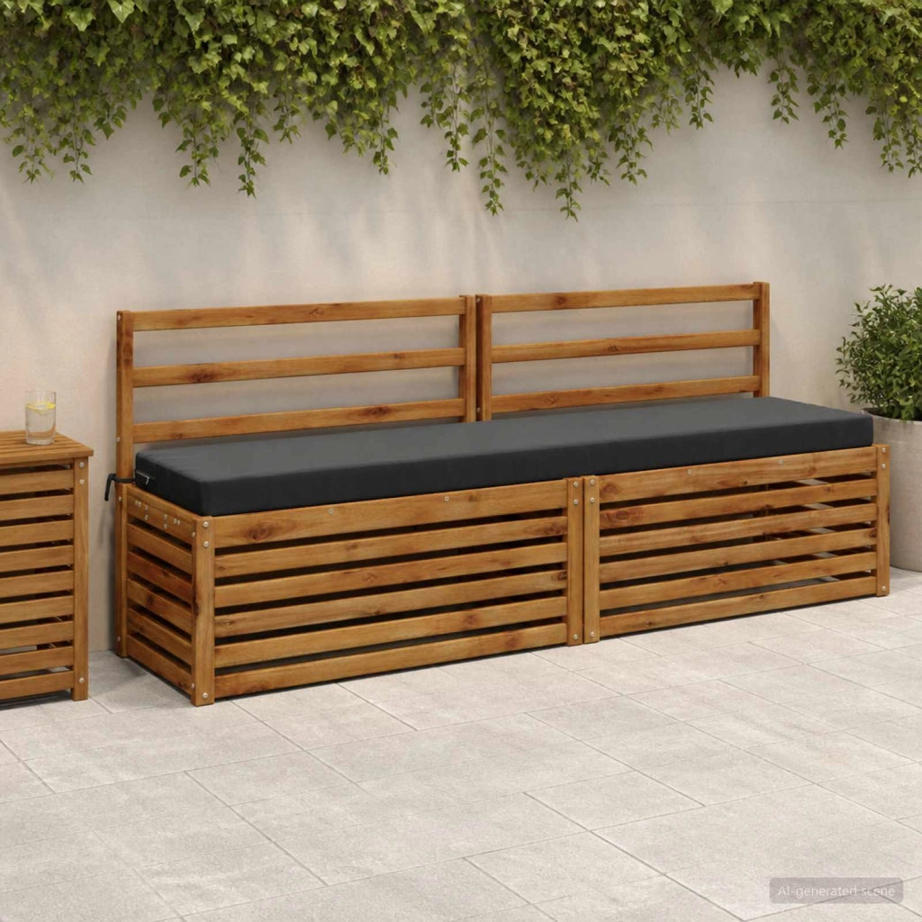 Cuscini per Panchina a 2 Pezzi SOEST 2 pz 100% Poliestere 949975