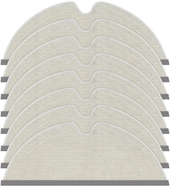 Pannelli di pulizia microfibra 8 pezzi - Pannelli di pulizia sostitutivi per robot aspirapolvere - Accessori aspirapolvere - Alta assorbimento d'acqua - Pannelli di pulizia per aspirapolvere