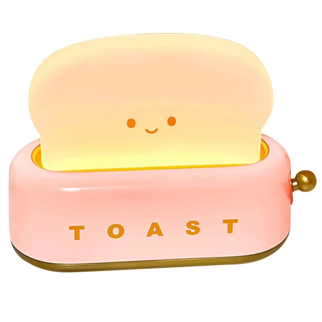 Luce notturna tostapane per bambini modello Morning Bianco / Rosa TechKidz