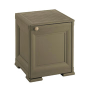 MOBILE 1 MODULO WENGÉ 40X43X46 CM CON ANTA FINITURA LEGNO – CONTENITORE COMPATTO SALVASPAZIO PER ZONA LIVING E INGRESSO