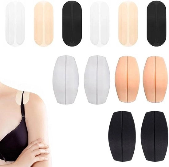 Buste Supporter Antislip con 6 Paia di Cinture con Spalline - Piegamento per Piena Comodità - Accessori in Silicone - Diversi Stili - Flessibili