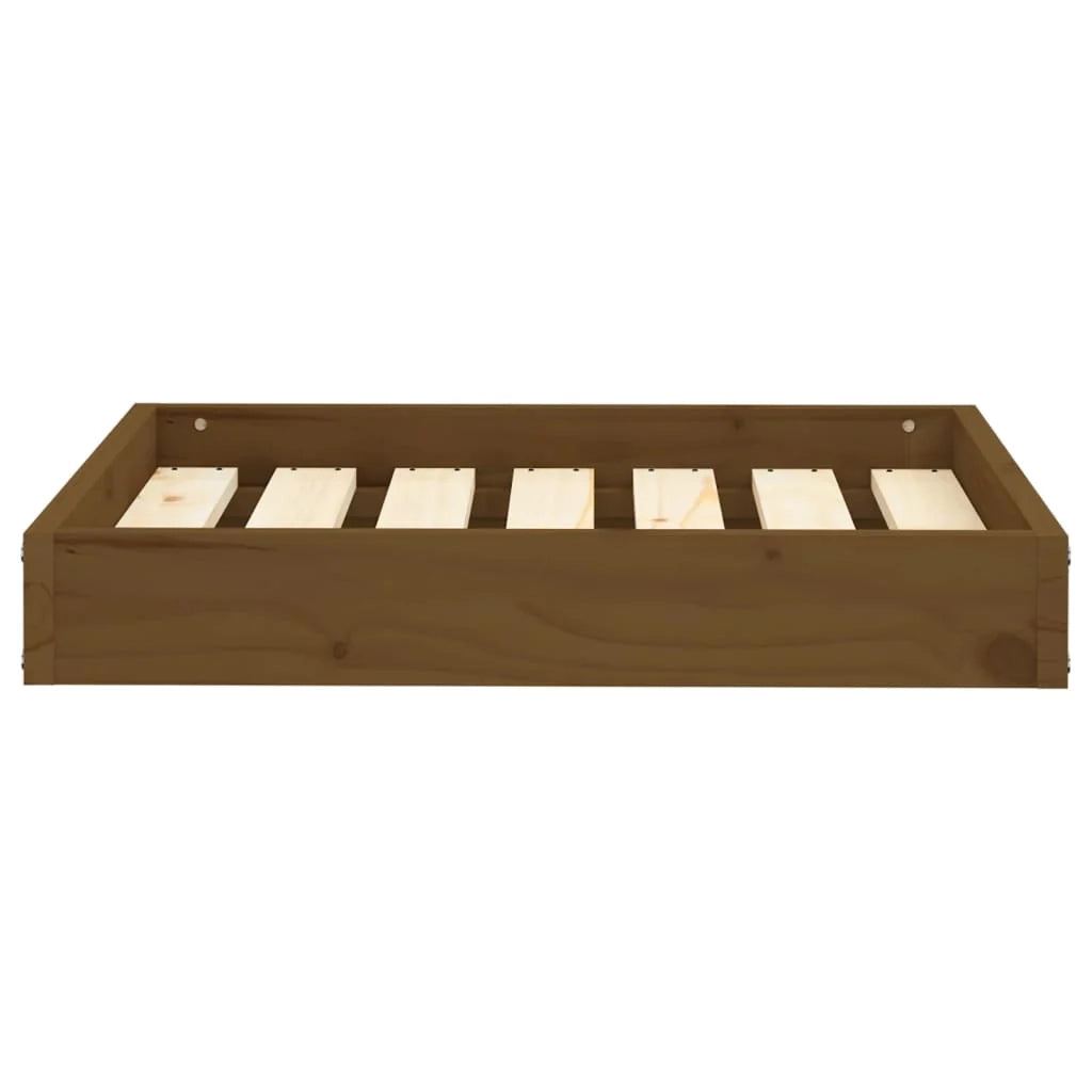 Cuccia per cani comodo divano 61,5 x 49 x 9 cm legno massello di pino marrone 02_0042745