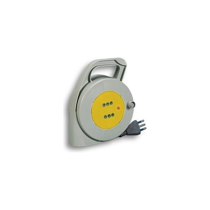 Garanti 01203-G prolunghe e multiple 10 m 2 presa(e) AC Grigio, Giallo