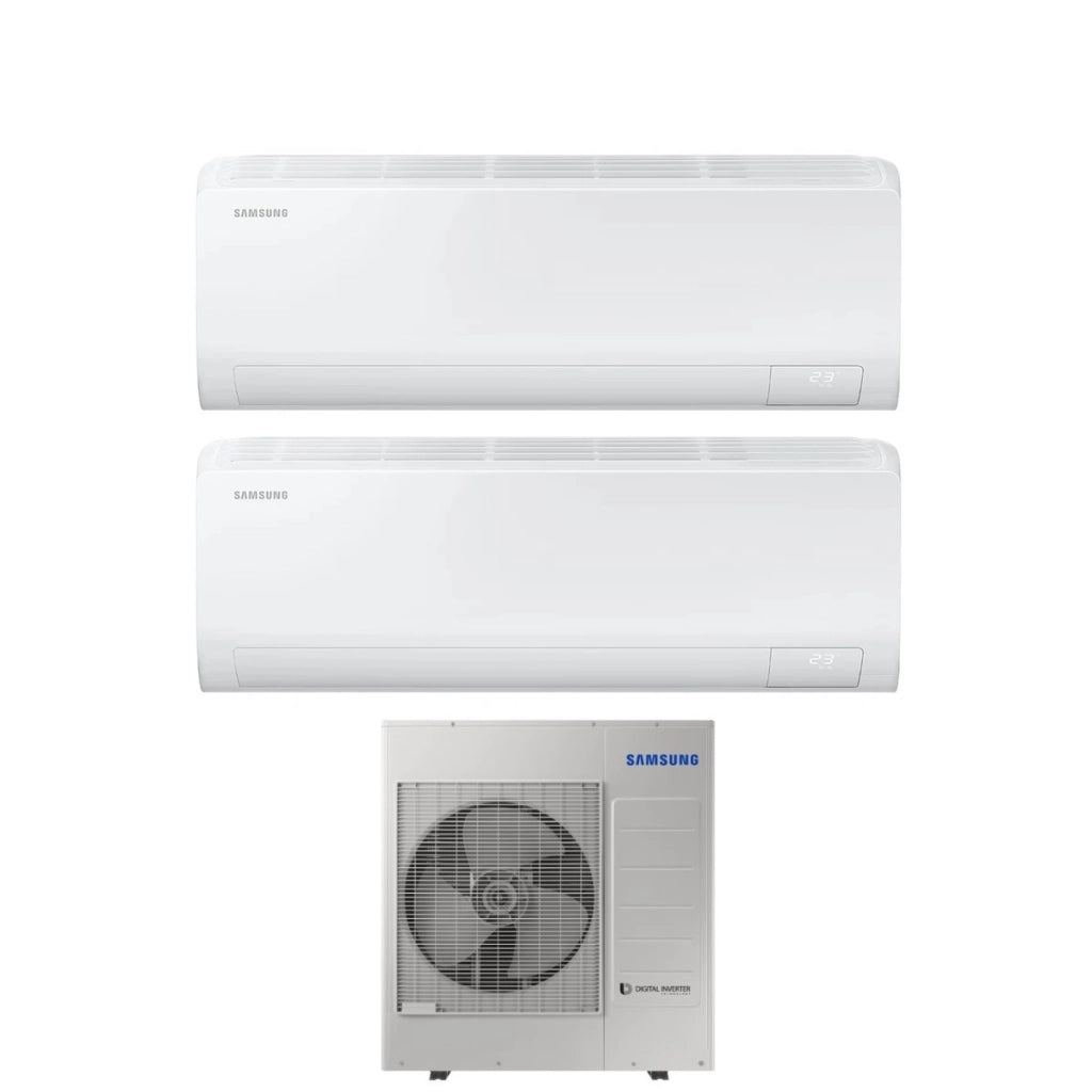 Climatizzatore Condizionatore Samsung Dual Split Inverter serie CEBU 12+18 btu con AJ100TXJ5KG/EU R-32 Wi-Fi Integrato 12000+18000 – Novità