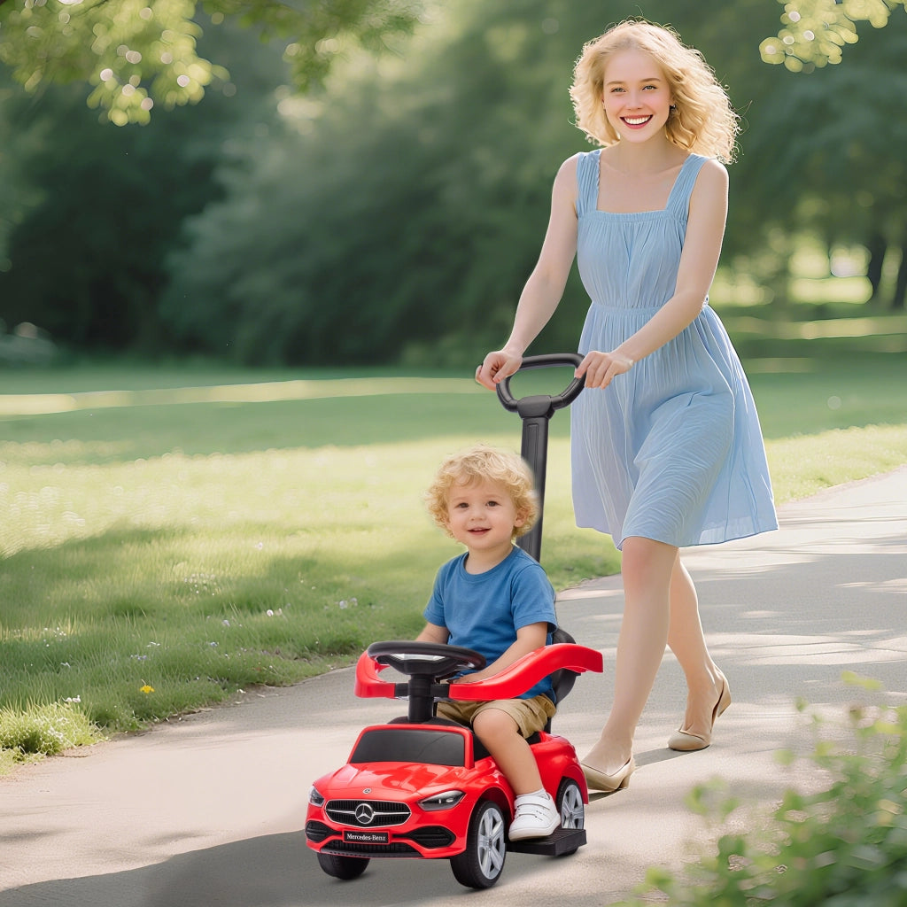 Portagiochi Bambini Mercedes-Benz ¨C zephmum ¨C Rosso 91x40x83 cm