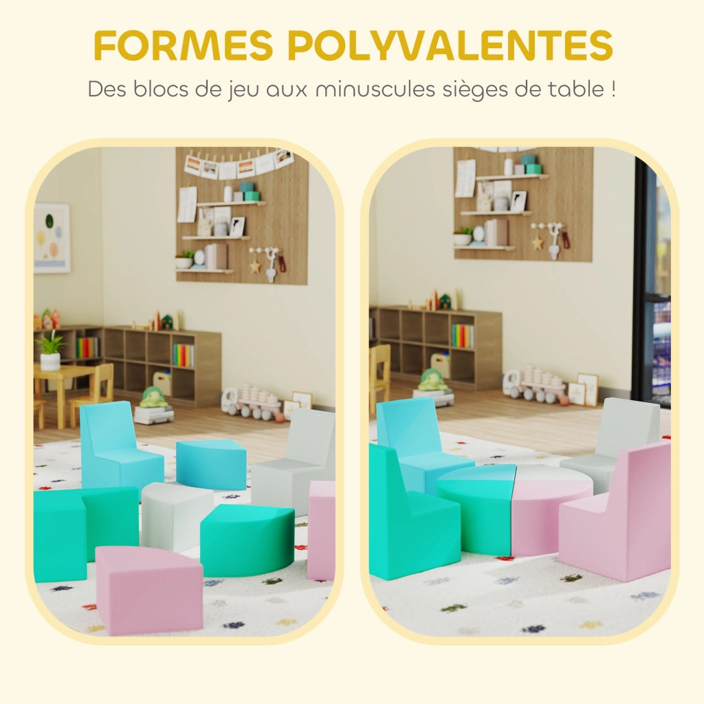 Set sedie e tavolo per bambini ¨C zephmum ¨C multicolore