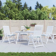Cuscini per Sedia 4 pz Motivo a Foglie 40x40x7 cm Tessutocod mxl 119575