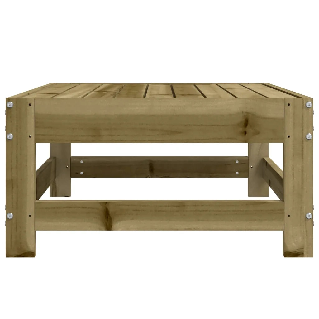 Poggiapiedi da Giardino in Legno Impregnato di Pino 825491