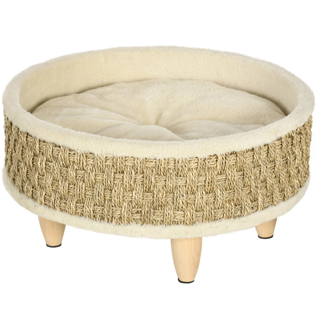 Cuccia per Cani e Gatti in Truciolato con Cuscino ¨C Zephmum ¨C ?48x24.5 cm