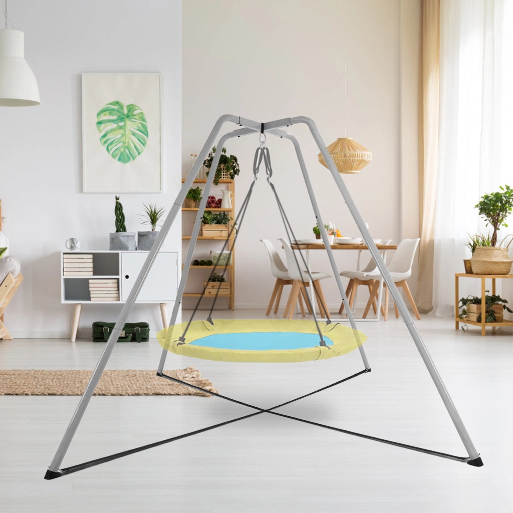 STRUTTURA PER ALTALENA A-RAMO 220x220x200 cm Acciaio Grigio