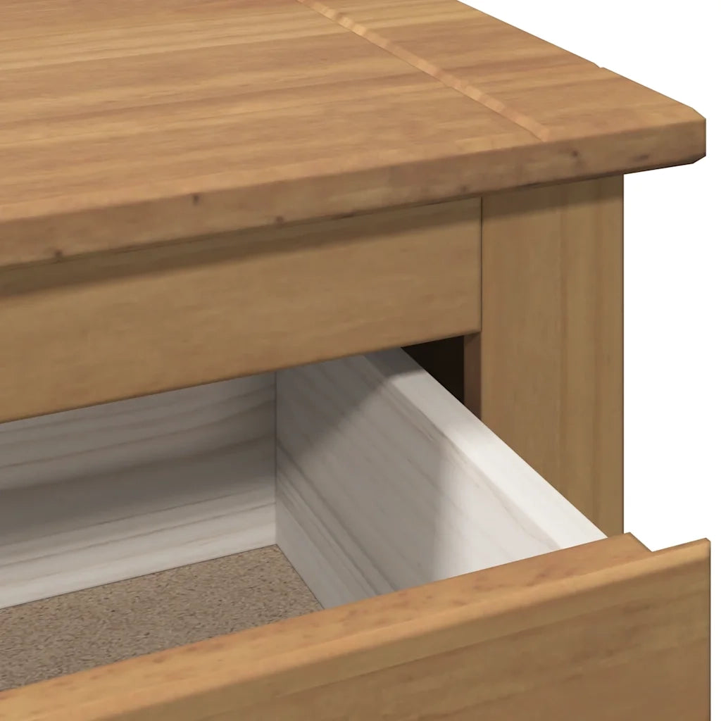 Scarpiera Panama 80x35x105 cm Legno Massello di Pino
