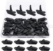 Tappetino di copertura per tende, 30 pezzi - Clip per tenda - Clip per tappetino - Leggero - Duraturo - Disegno a denti di coccodrillo - Kunststoff di alta qualità - Clip per tenda.