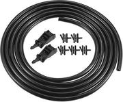 Kit di connettori per lavavetri - 2,5m - Set di sostituzione - Visibilità ottimale - Adatto per auto - Nero