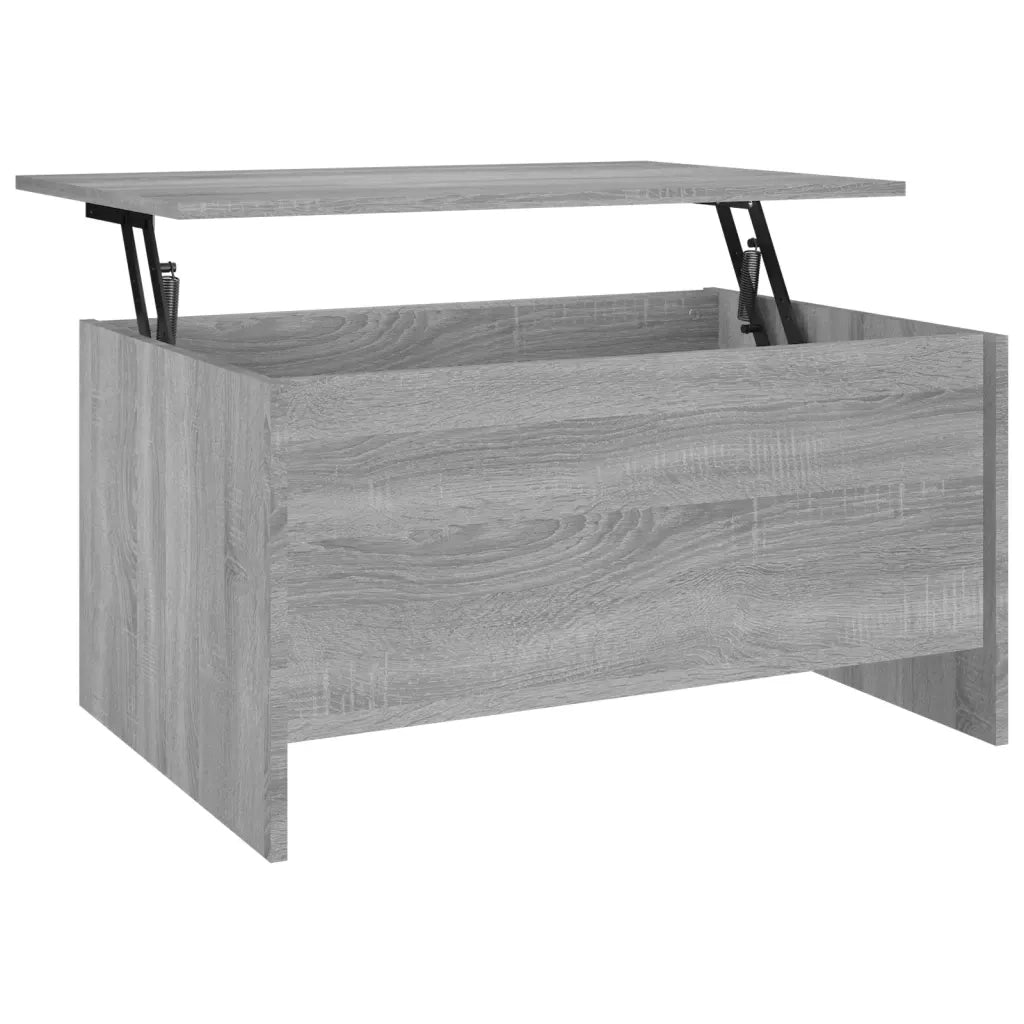 Tavolino Salotto Grigio Sonoma 80x55,5x41,5cm Legno Multistrato cod mxl 19400