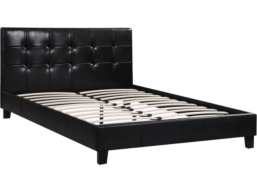 Letto JULIA - 140 x 190 cm - Nero
