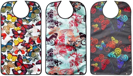 3 pacchi di protezioni per abbigliamento per adulti, lavabili, regolabili e impermeabili, con cattura di residui, protettori di abbigliamento lavabili e riciclabili per uomini, donne, anziani e persone con disabilità