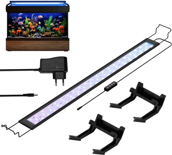 LED per acquario a 10W con timer decorazione per pesci d'acquario, 30-50cm