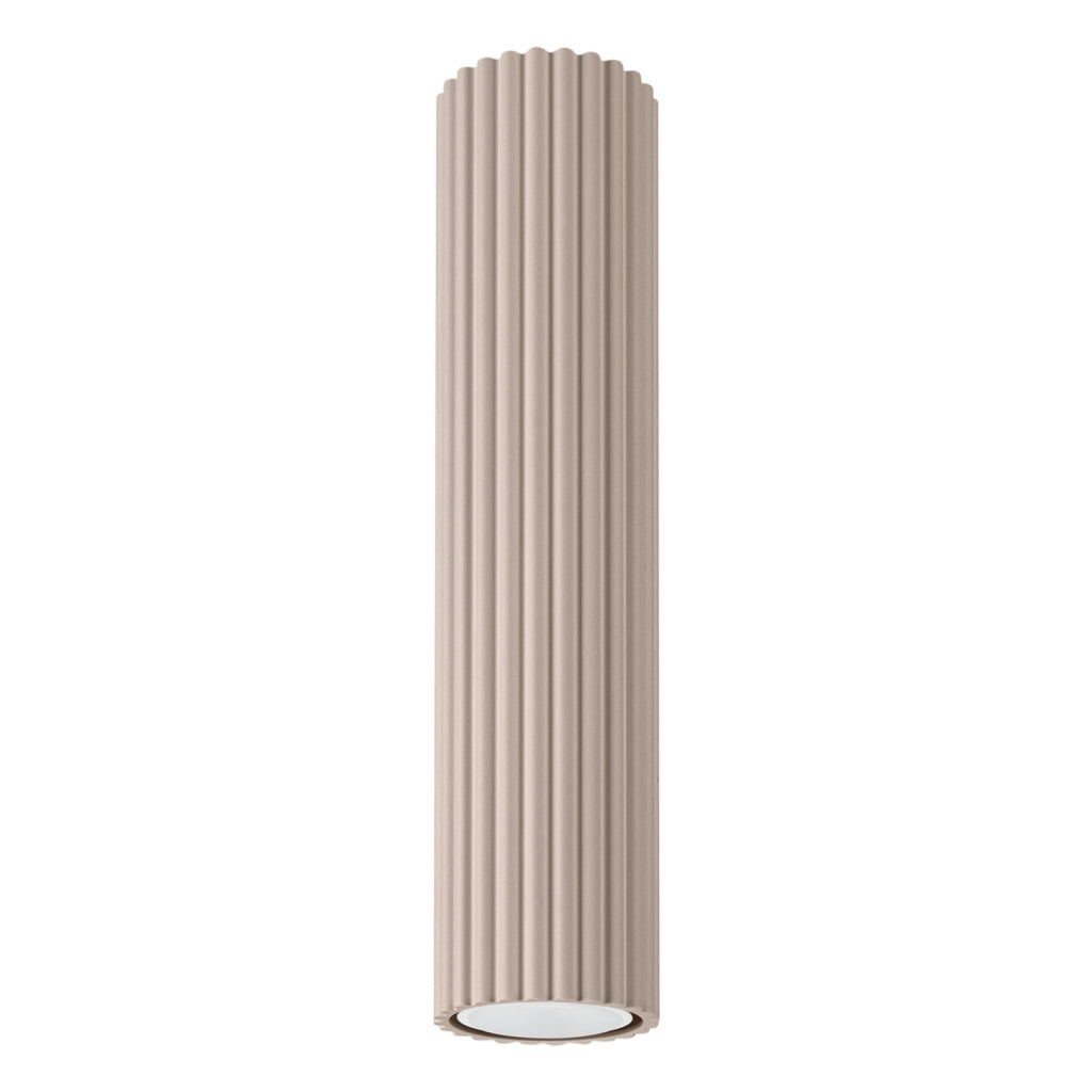 Spot soffitto moderno taupe tondo 30cm GU10 Pure Lume