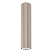 Spot soffitto moderno taupe tondo 30cm GU10 Pure Lume