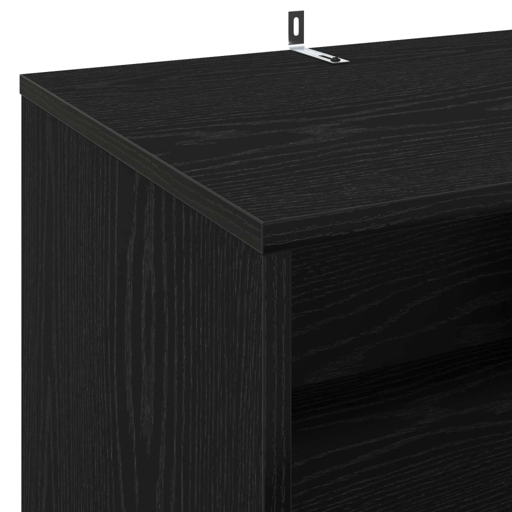 Supporto per Giradischi Rovere Nero 47 x 39,5 x 74,5 cm 8012875