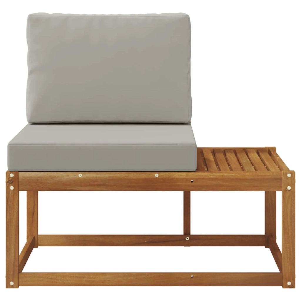 Divano da Esterno con cuscino-Divano da Giardino Naturale 91 x 63 x 73 cm 727431