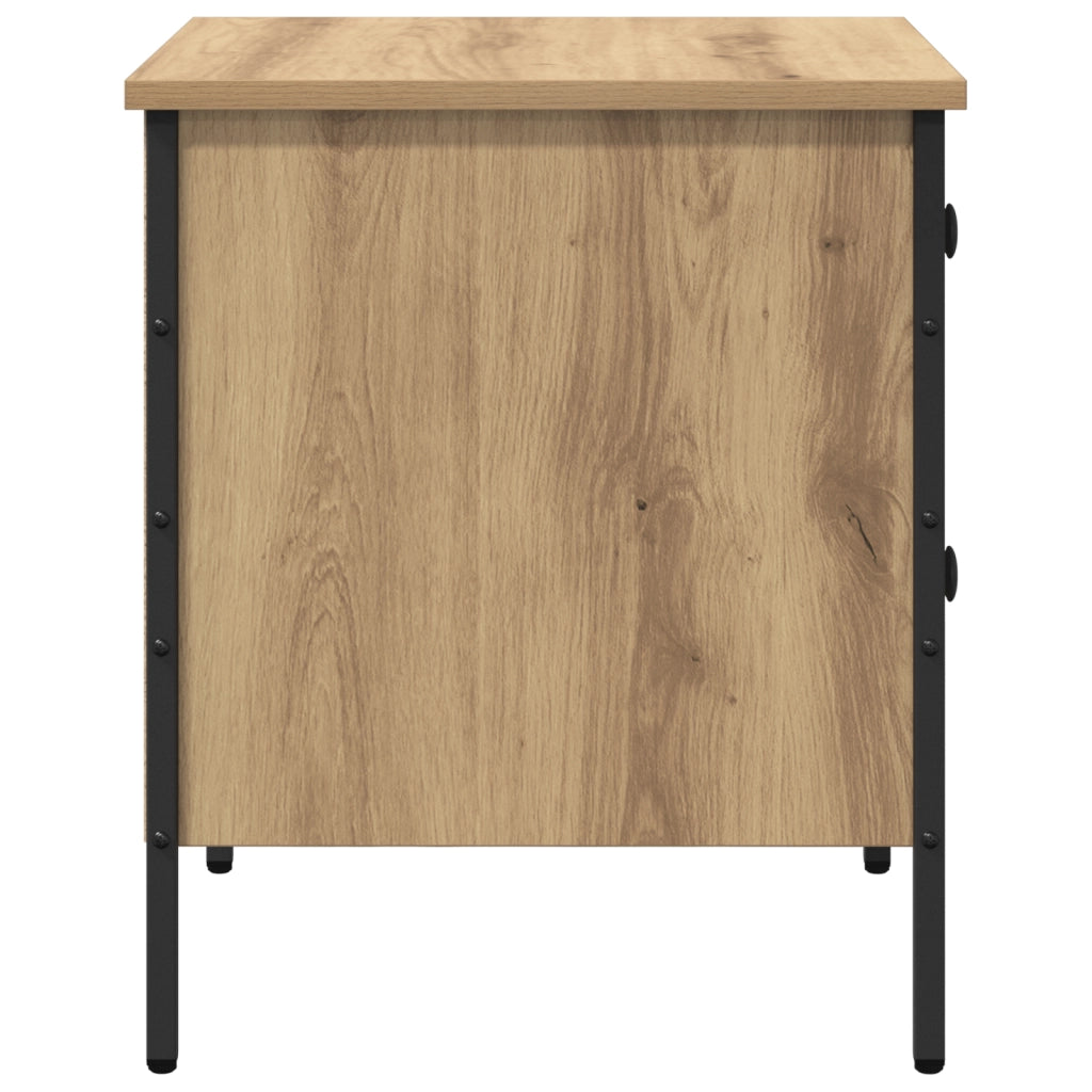 Comodino Artisan Oak 40x42x50 cm Legno Ingegnerizzato