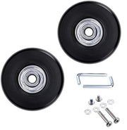 Ruote di Carreggiata per Bagagliaio 45 mm - Gomma PU di Alta Qualità - Silenziosa e Resistente - Incluso Set di Riparazione - Installazione Facile - Assorbimento di Impatti - Ruote di Carreggiata per Bagagliaio