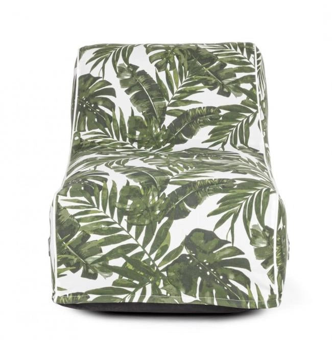 Poltrona Pouf Chaise Longue Gonfiabile 90x60x70 cm Tessuto in Poliestere Esotic