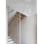 Trade Shop - Lampadario Sospeso 105w Moderno Pendenti Led Bianco Luce 6500k 4000k 3000k Lp-45b - -bianco Naturale      -