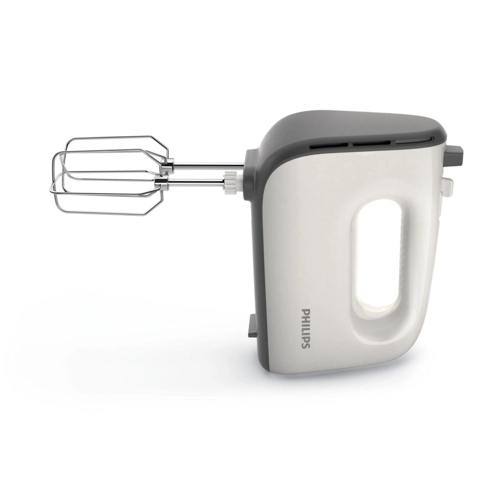 Philips HR3745-00 Viva Collection Sbattitore con base 450 W 5 velocita' Turbo ciotola 3 L fruste coniche colore Bianco
