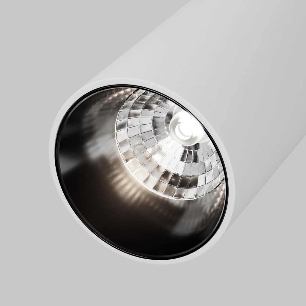 Maytoni Lampada da binario moderna Radity Focus LED 1 luce LED integrato bianco metallo