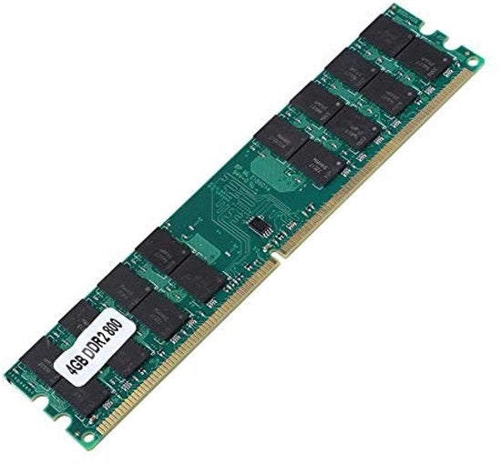 Modulo di memoria 4 GB - DDR2 800 MHz - Alta capacità - Alta velocità di trasferimento dei dati - Compatibile con PC2-6400 - Adatto per desktop - RAM
