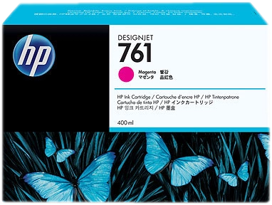 HP Cartuccia inchiostro magenta DesignJet 761, 400 ml