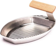 Grillman con impugnatura rimovibile - Acciaio inox - Per la griglia esterna