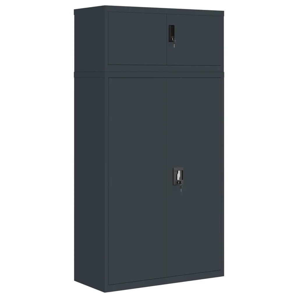 Armadio Classificatore Antracite 90x40x180 cm in Acciaio