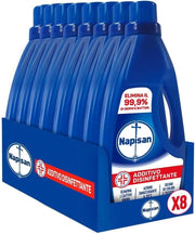 SET 8 NAPISAN ADDITIVO LIQUIDO DISINFETTANTE 1000 ML CLASSICO