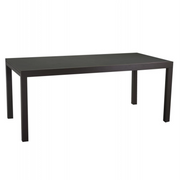 Tavolo alluminio boise antracite opaco all. rettangolare cm 160/220x90h75
