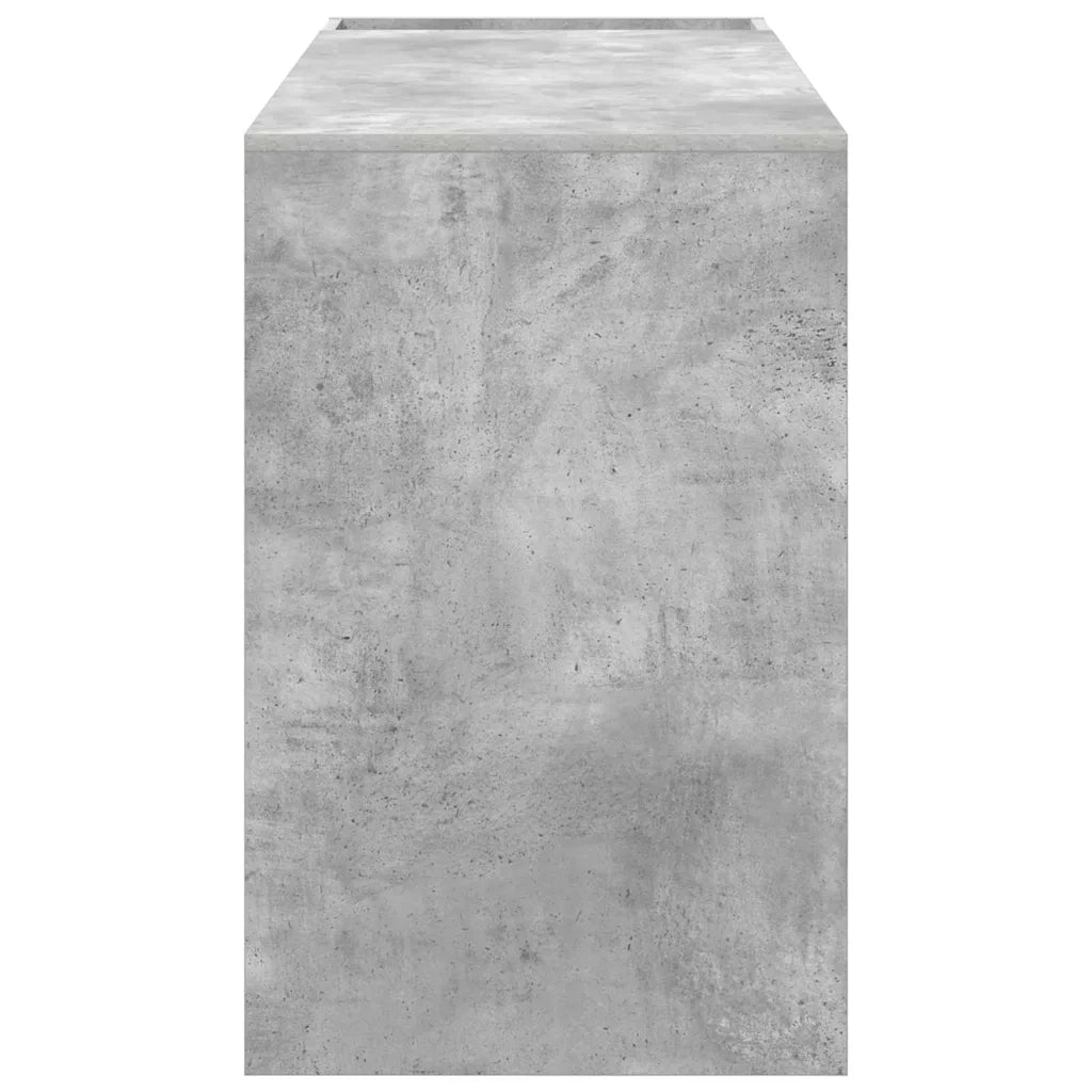 Scrivania Grigio cemento 109 x 50 x 78 cm Legno multistrato