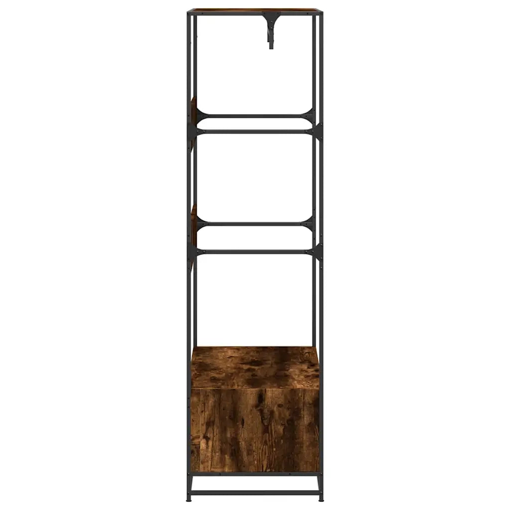 Armadio Rovere Fumo 90x50x180 cm in Truciolato CFW6195966