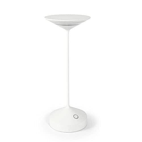 Ab By Abert Tempo Lampada da Tavolo Portatile Bianco