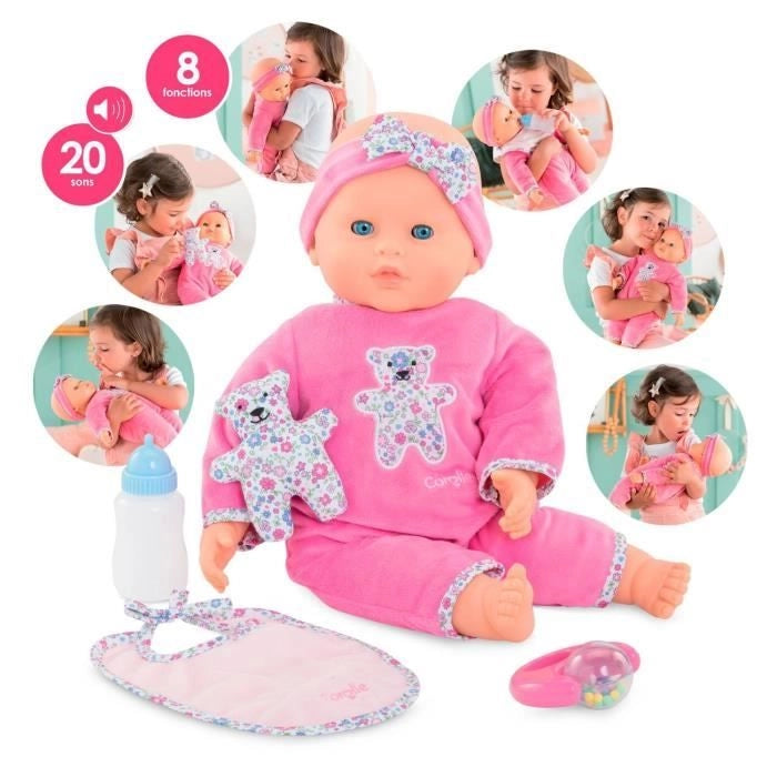 Grande bambola interattiva Lucille - COROLLE - Mon Grand Poupon - 42 cm - dai 2 anni in su