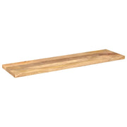 Piano per Tavolo 120x30x3,8cm Rettangolare Legno Massello Mango 371505