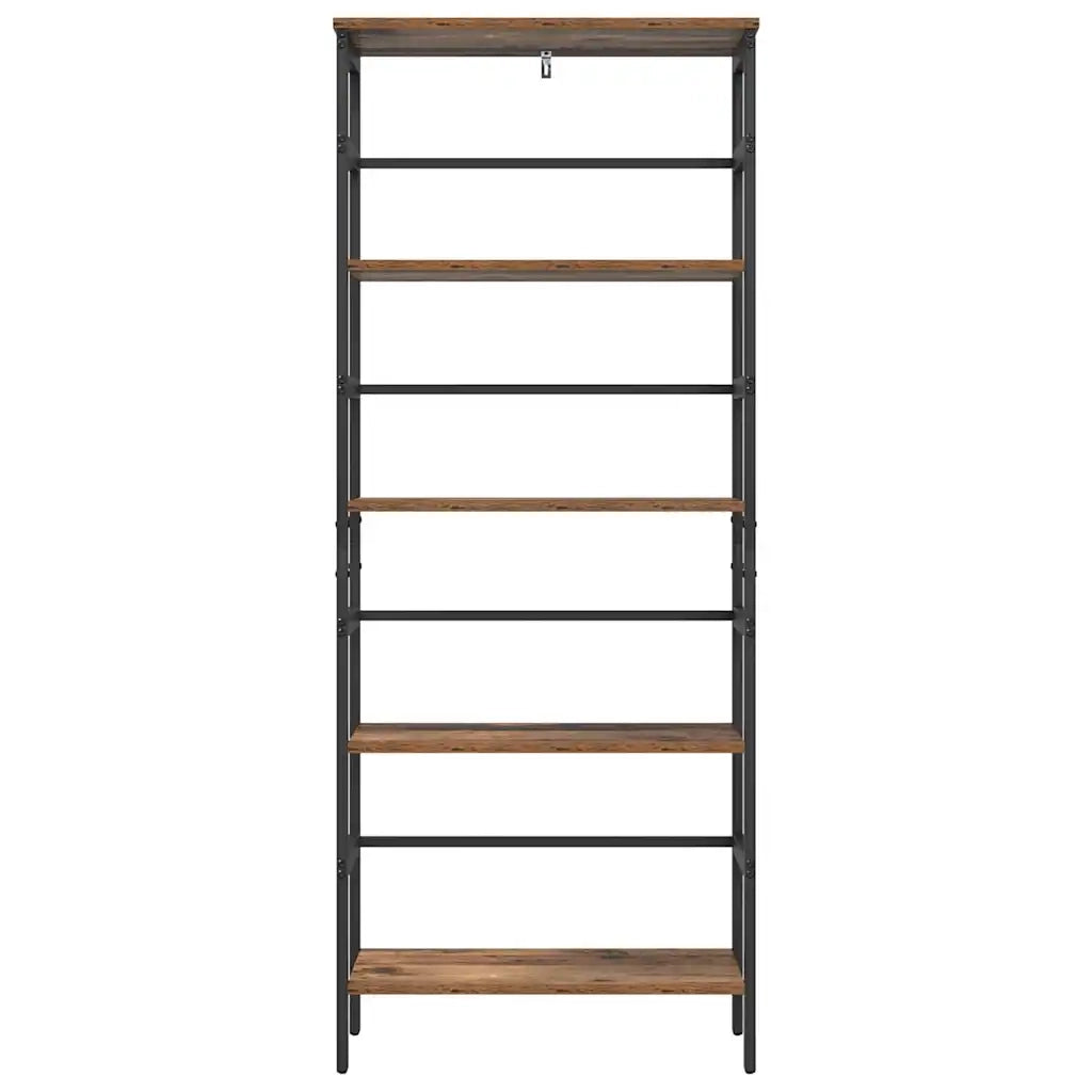 Libreria-Scaffale per Libri-Mobile di Stoccaggio Legno vecchio 60 x 29,5 x 149 cm Legno multistrato