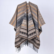 Nuovo scialle/sciarpa jacquard, scialle versatile per donna