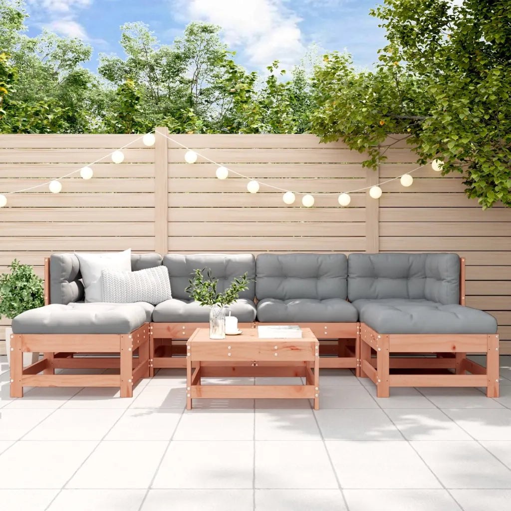 Set Salotto da Giardino 7 pz in Legno Massello di Douglascod mxl 94235