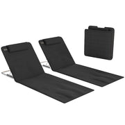 Tappeto da Spiaggia Pieghevole Imbottito ¨C zephmum ¨C Nero 180x60 cm